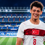 Arda Güler’in Santiago Bernabéu Stadı arşiv fotoğrafıyla hazırlanan temsili kolajı