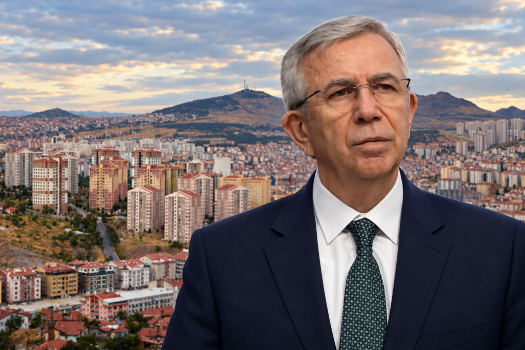 Mansur Yavaş’ın Ankara şehir manzarasıyla hazırlanan temsili kolajı