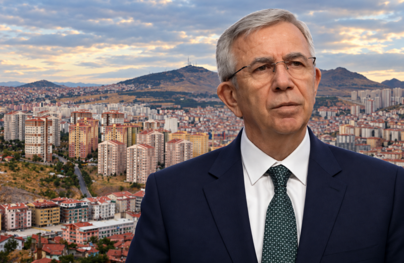 Mansur Yavaş’ın Ankara şehir manzarasıyla hazırlanan temsili kolajı